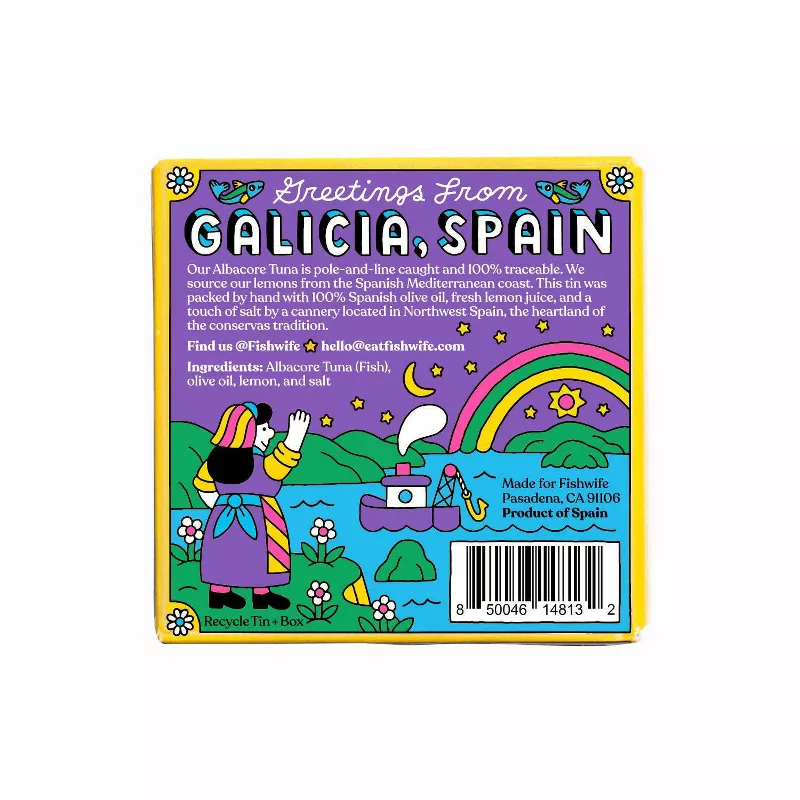 Fishwife Tinned Seafood Co Albacore Tuna with Spanish Lemon