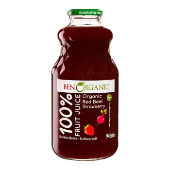 BenOrganic 100% Red Beet Strawberry Juice – 946ml
