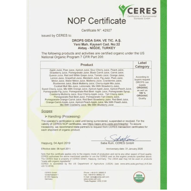 BenOrganic 100% Red Beet Strawberry Juice – 946ml