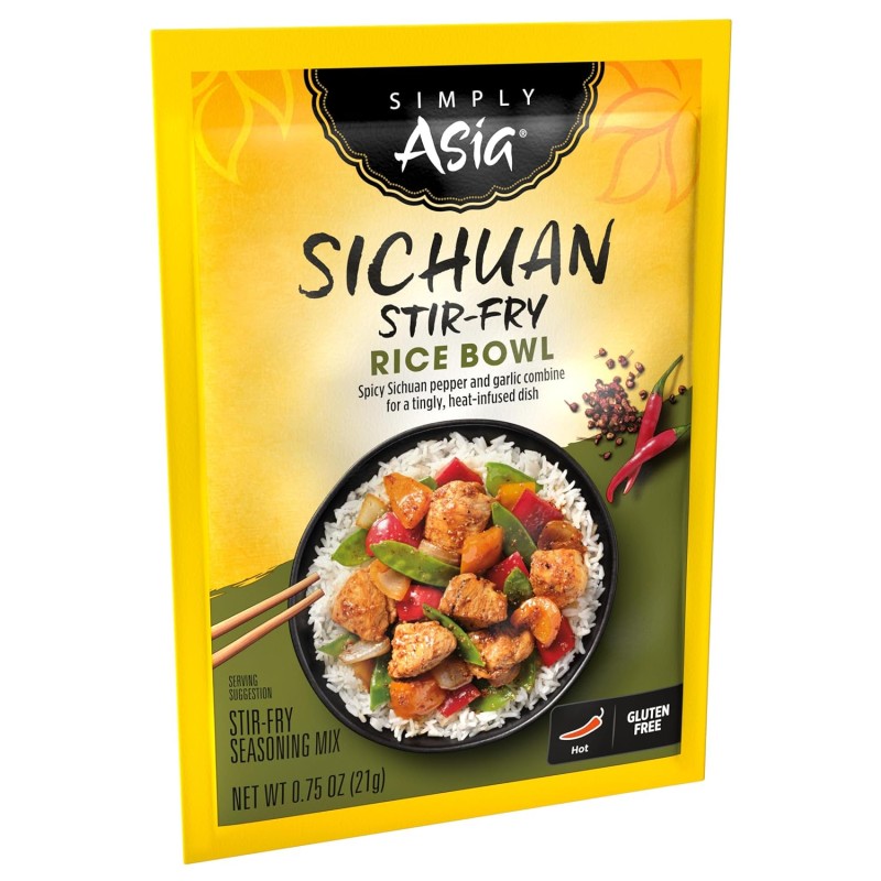 Simply Asia Sichuan Stir-Fry Rice Bowl Seasoning Mix