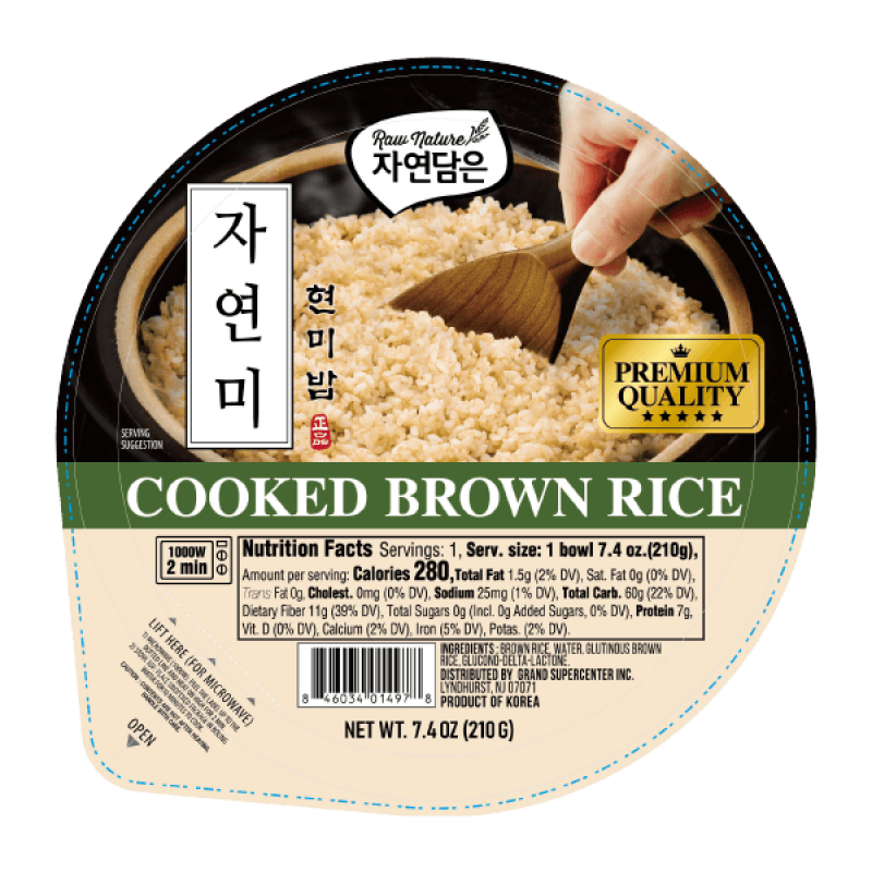 Raw Nature Cooked Brown Rice