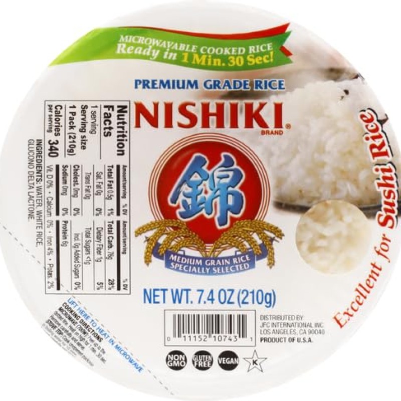 Nishiki Premium Steamed White Rice