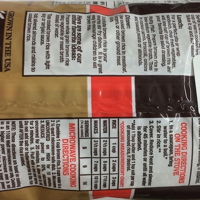 Carolina Whole Grain Brown Rice 2lb