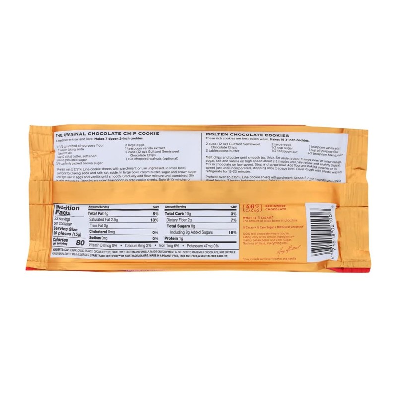 Guittard Baking Chips Semi Sweet Chocolate