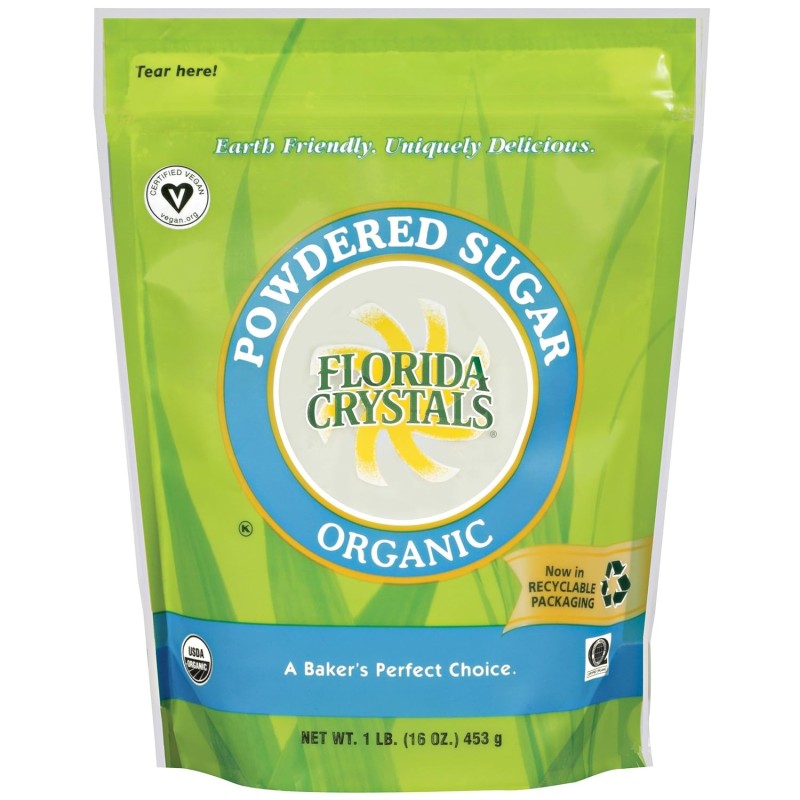 Florida Crystals Organic Regenerative Organic Powdered Sugar