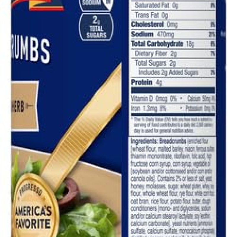 Progresso Garlic and Herb Bread Crumbs