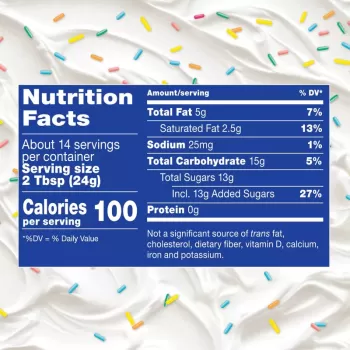 Pillsbury Whipped Funfetti Vanilla Frosting