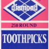 Diamond Round Toothpick Tray 250 Ct