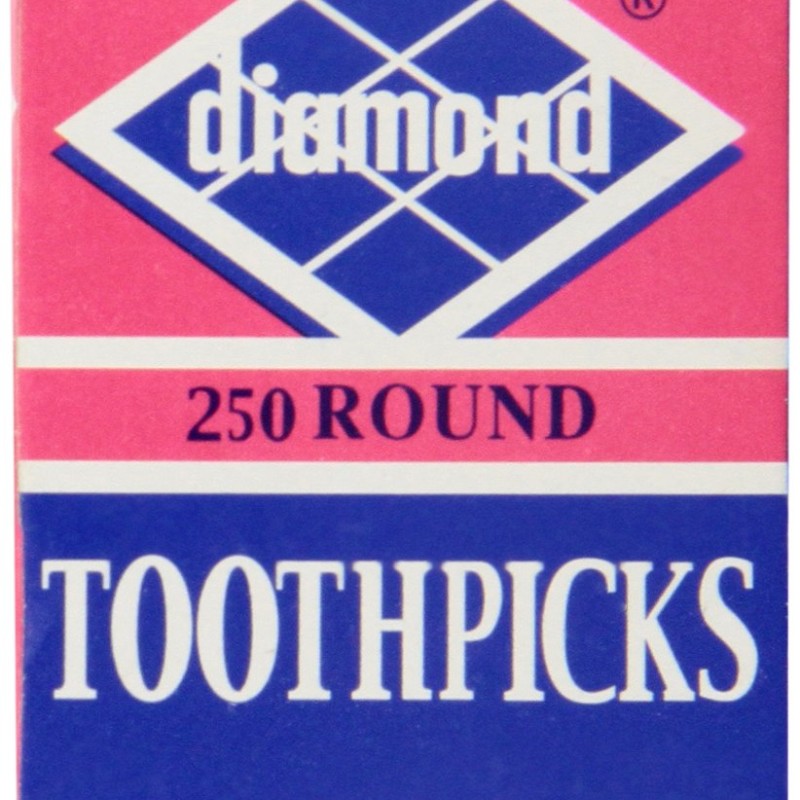 Diamond Round Toothpick Tray 250 Ct