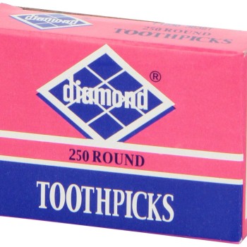 Diamond Round Toothpick Tray 250 Ct