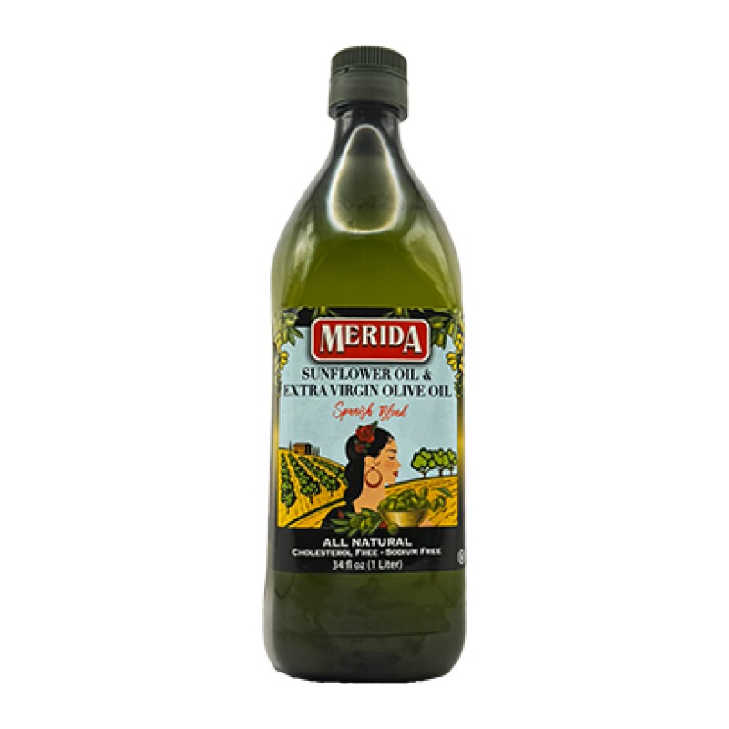 Merida Sunflower Oil and Extra Virgin Olive Oil 34 fl oz