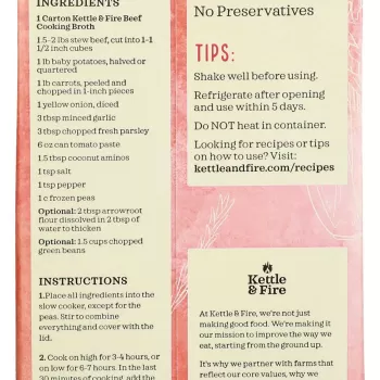 Kettle & Fire Low Sodium Beef Broth
