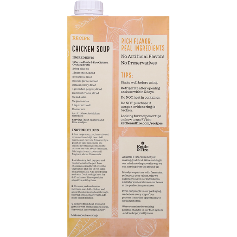 Kettle & Fire Low Sodium Chicken Broth