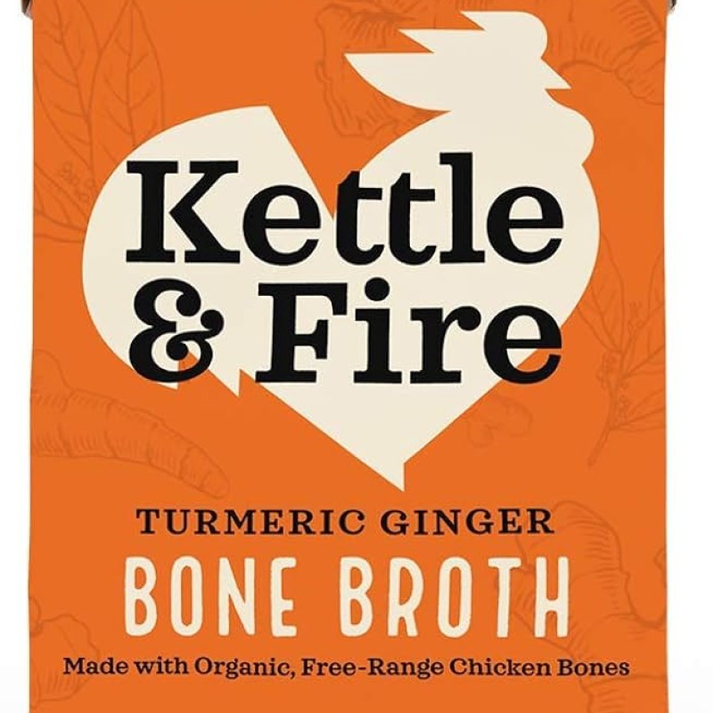 Kettle & Fire Bone Broth Tumeric Ginger 16.9 oz