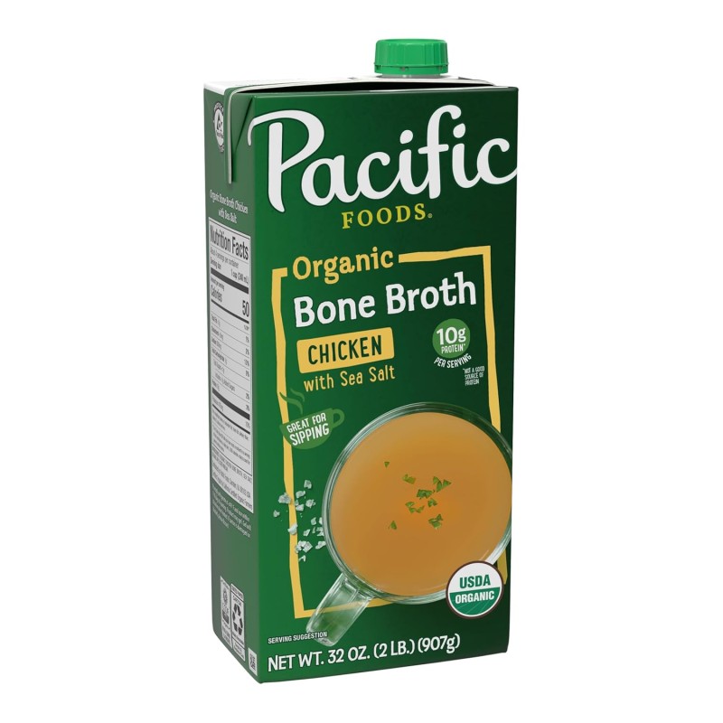 Pacific Foods Organic Chicken Bone Broth With Sea Salt