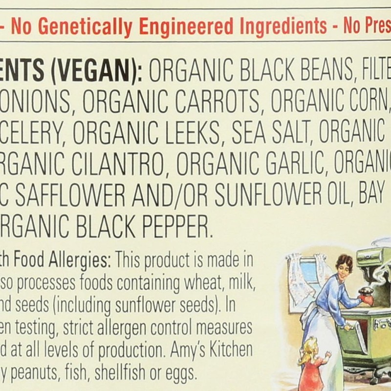 Amy's Organic Black Bean Vegetable Soup