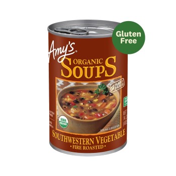 Amy’s Soup Vegan Fire Roasted Southwestern Vegetable Soup With Organic Black Beans