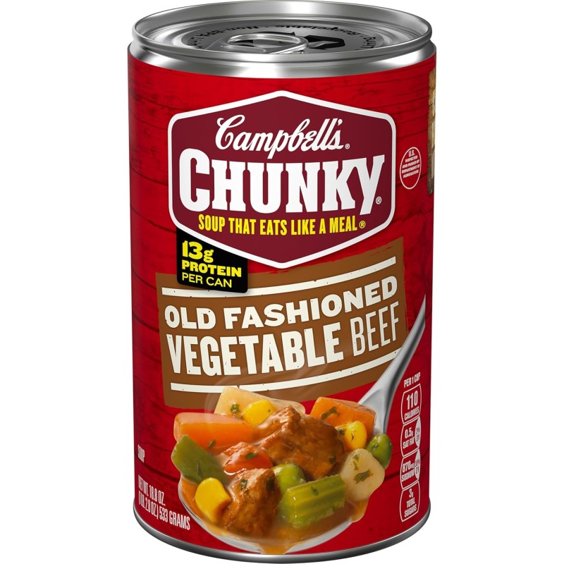 Campbell’s Chunky Soup Old Fashioned Vegetable Beef Soup