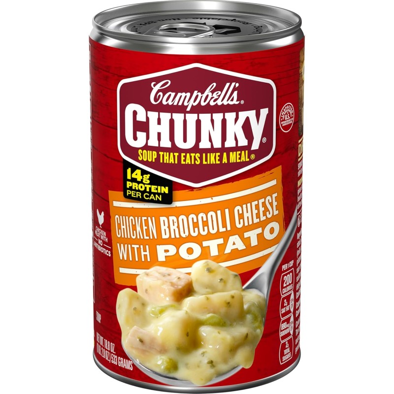 Campbell's Chunky Soup Chicken Broccoli Cheese Soup