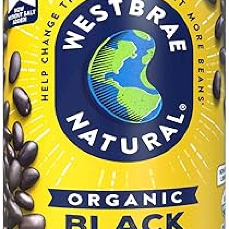 Westbrae Natural Organic Black Lentils (No Salt Added)