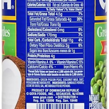 Goya Gandules Verdes with Coconut 15 oz