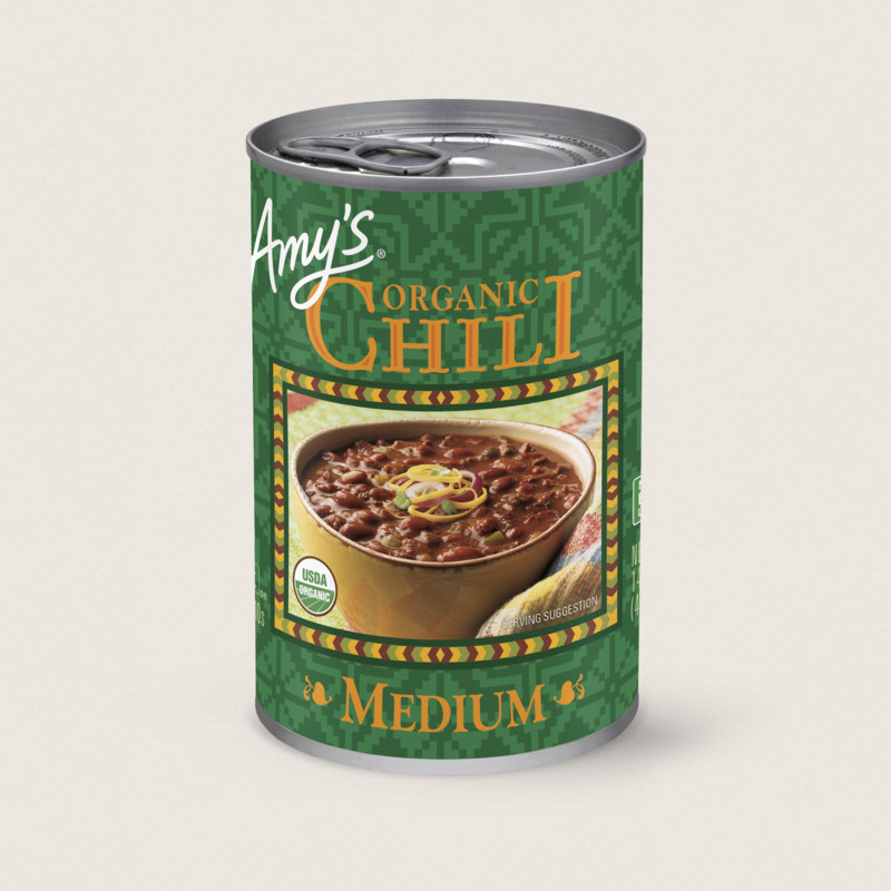 Amy's GF Organic Chili, Vegan Medium Chili
