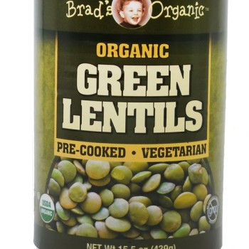 Brad's Organic GREEN LENTILS 15.5 oz