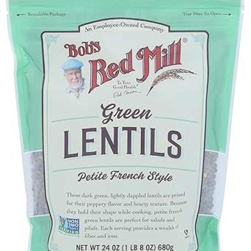 Bob's Red Mill Petite French Green Lentils 24 Oz