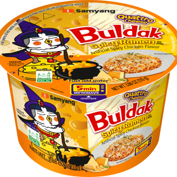 Buldak Artificial Spicy Chicken Flavor Quattro Cheese