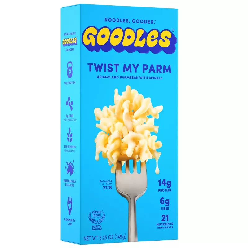 Goodles Twist My Parm Asiago and Parmesan Protein Mac & Cheese