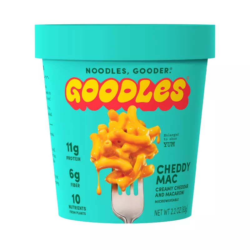 Goodles Cheddy Mac Creamy Cheddar Protein Mac and Cheese Cup