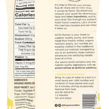 Koyo Foods Lemongrass Ginger Dry Ramen