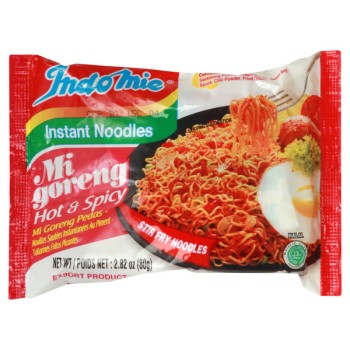 Indomie Instant Noodles Stir Fry Hot & Spicy