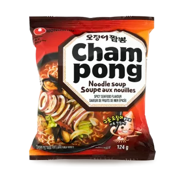 Nongshim Cham Pong Instant Noodle Soup Spicy Seafood Flavor