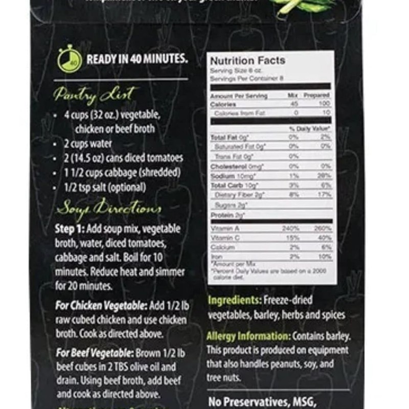 Happy Valley Soup Garden Vegetable