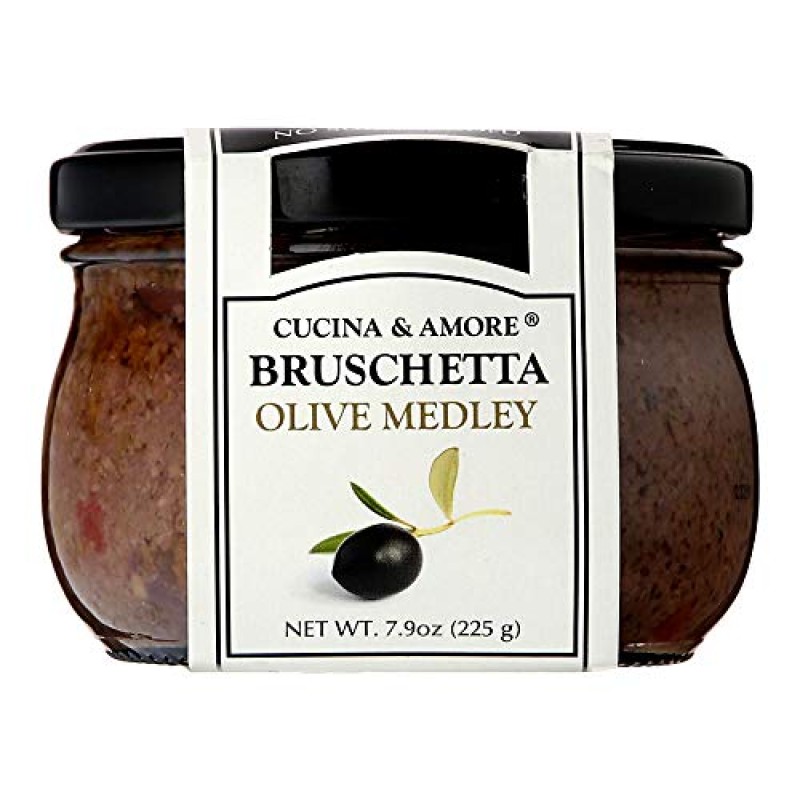 Cucina & Amore Bruschetta Sauce Black Olive 7.9 oz