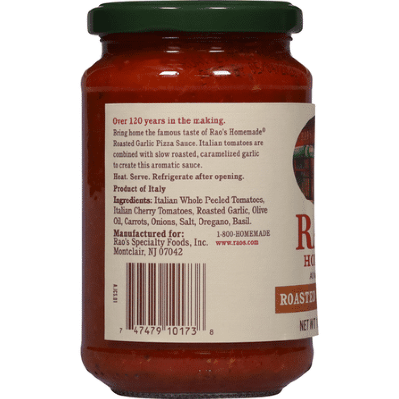 Rao's Sauce Roasted Garlic Pizza 12.3 oz