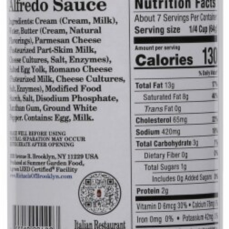 Michaels of Brooklyn® Alfredo Sauce
