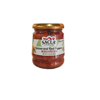 Sacla Yellow &red pepper in Tomato sauce 10.23oz