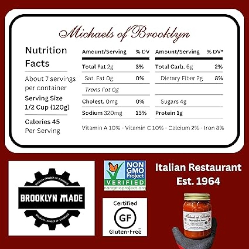 Michaels of Brooklyn Sauce Marinara