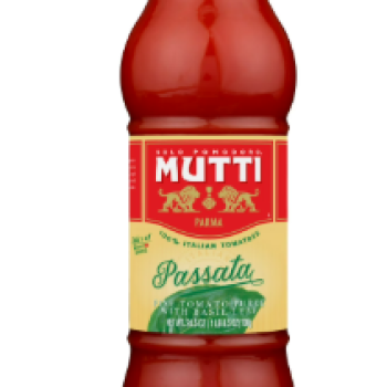 Mutti Passata Tomato Puree With Basil 24.5oz