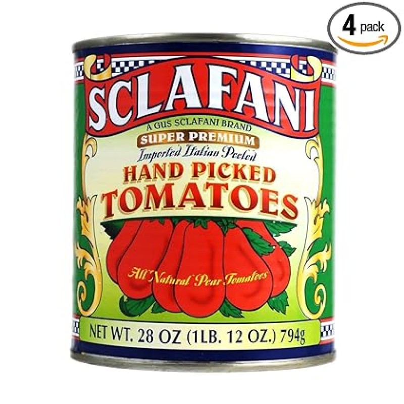 Hand Picked Whole Peeled Plum Tomatoes in 28 Ounce