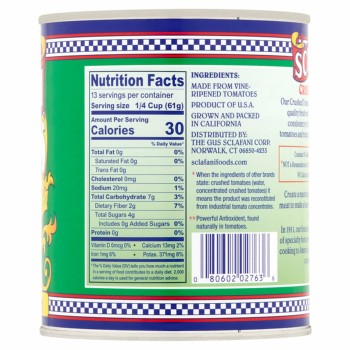 Sclafani Extra Thick Crushed Tomatoes 29 Oz