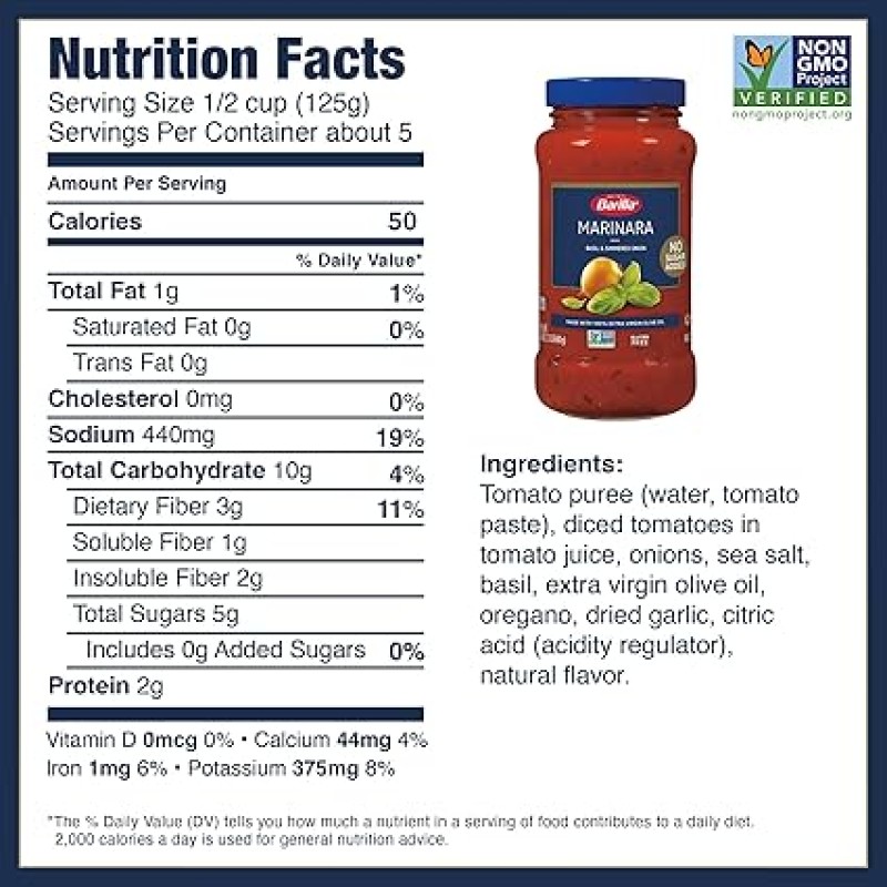Barilla Marinara Pasta Sauce 24 oz