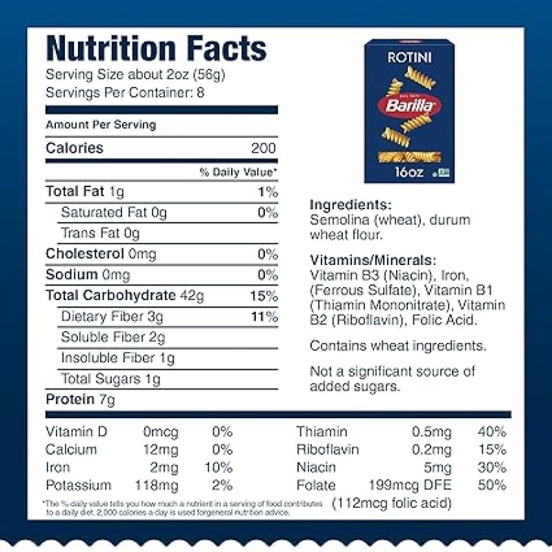 Barilla Rotini Pasta 16 oz