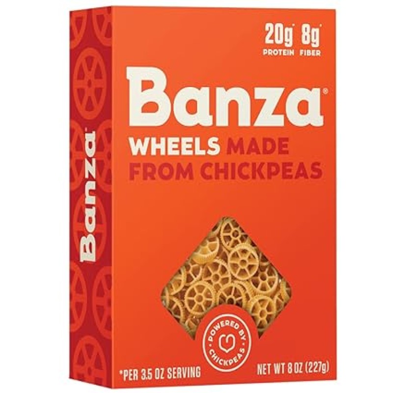 Banza Wheels Pasta 8 oz