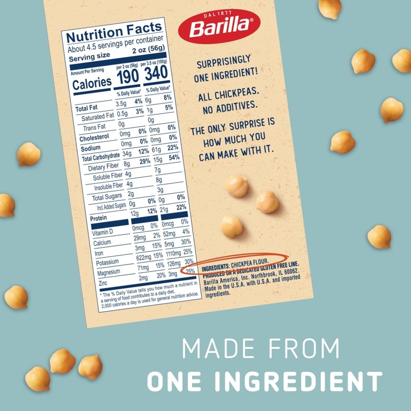 Barilla Chickpea Rotini Pasta