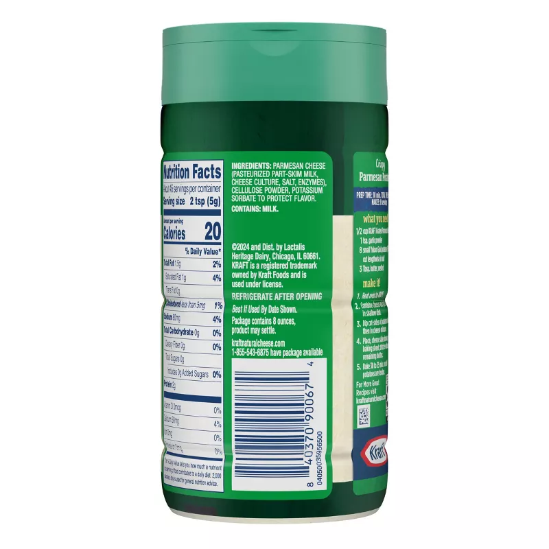 Kraft 100% Grated Parmesan Cheese