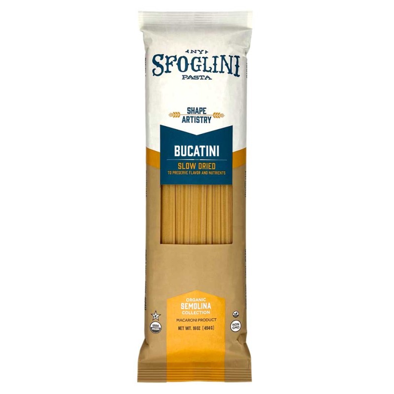 Bucatini Organic Durum Semolina Pasta