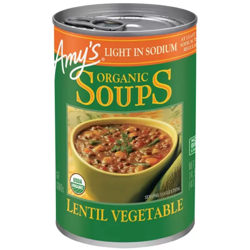 Amy's Organic GF Low Sodium Lentil Vegetable Soup Amy's Organic GF Low Sodium Lentil Vegetable Soup